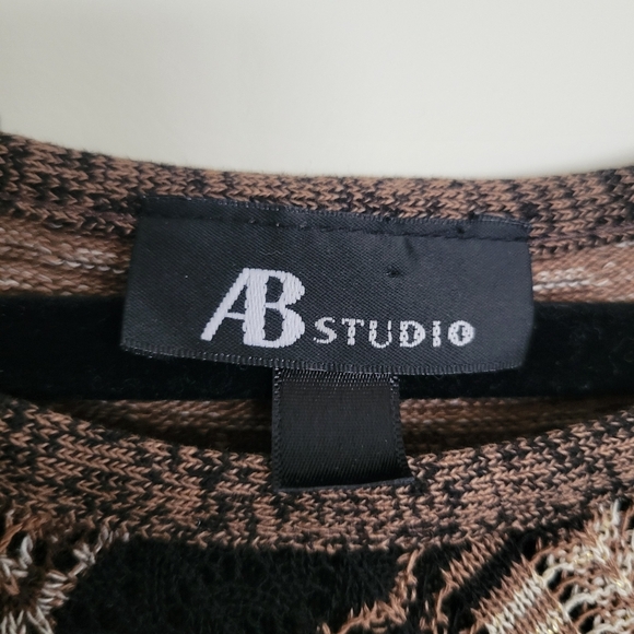 AB Studio Striped Top - Picture 4 of 6